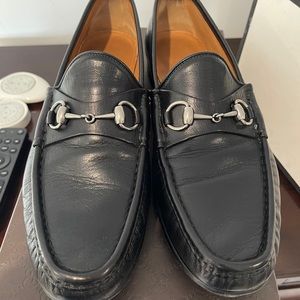 Gucci Horsebit Loafers Black w/ Silver hardware